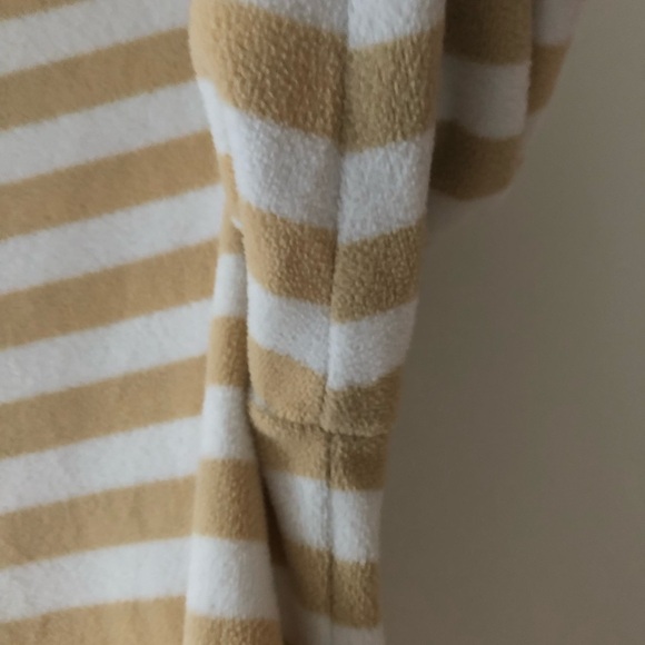 Dudley Stephens Boatneck Pullover Sweater in Natural Blush Stripe Size Large. - Picture 9 of 16